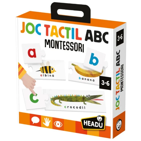 Headu Montessori-Joc Tactil ABC În Română